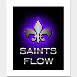 Saints Flow Posters and Art